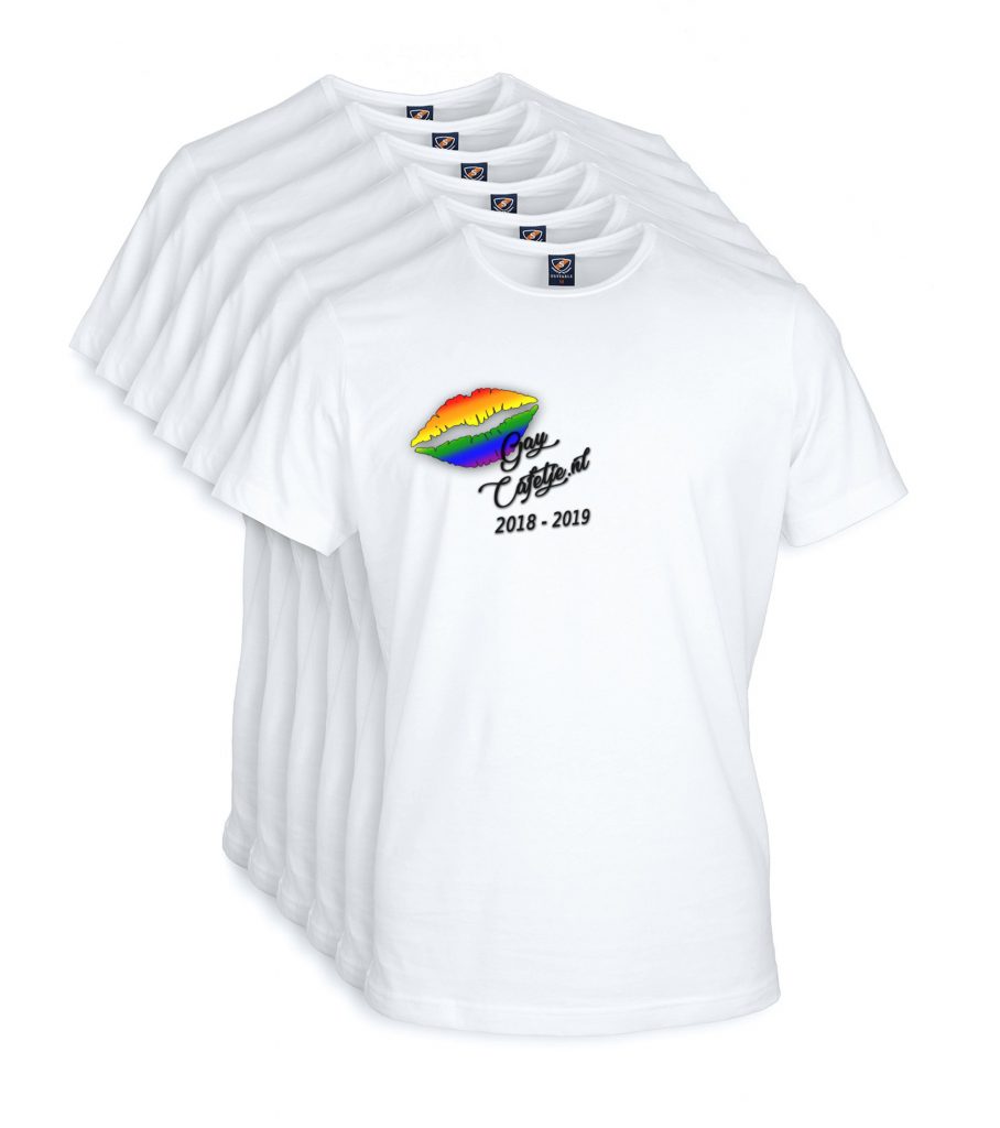 Wit Gaycafetje T-shirt (official)